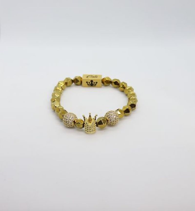 Gold Hematite King Bracelet