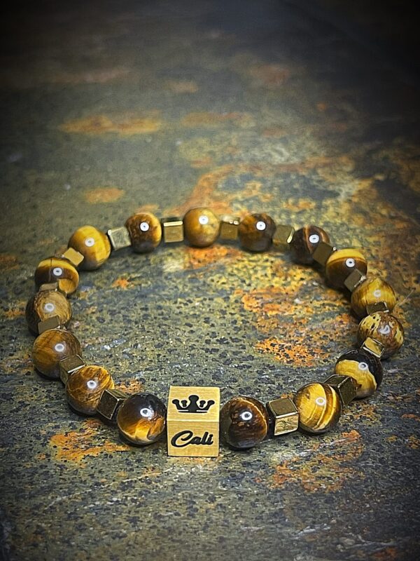 Yellow Tiger Bracelet (8mm)