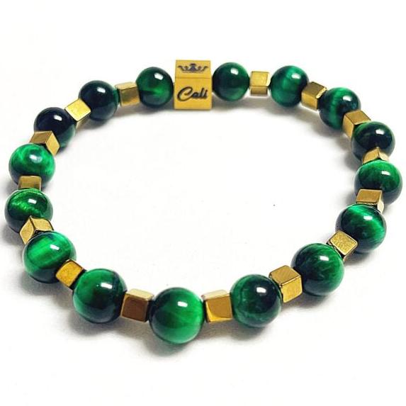 Green Tiger Bracelet (8mm)