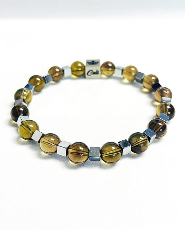 Smoky Quartz Bracelet (8mm)- 213 Series