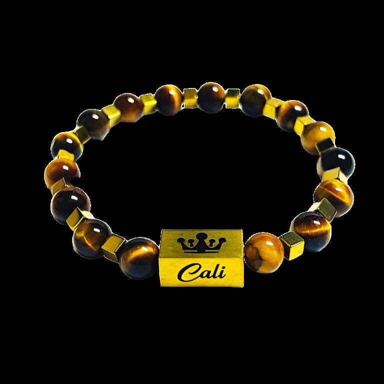 Yellow Tiger Bracelet (8mm)