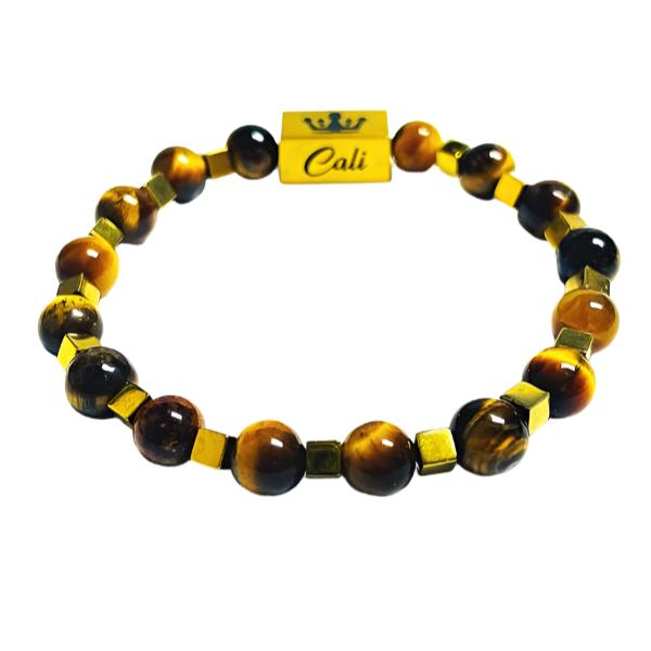 Yellow Tiger Bracelet (8mm)