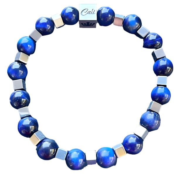 Blue Tiger Bracelet (8mm)