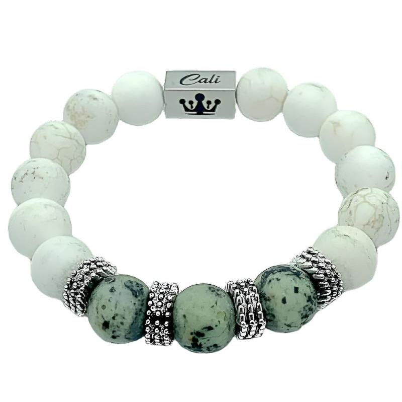 Zeus White & Green Turquoise XL