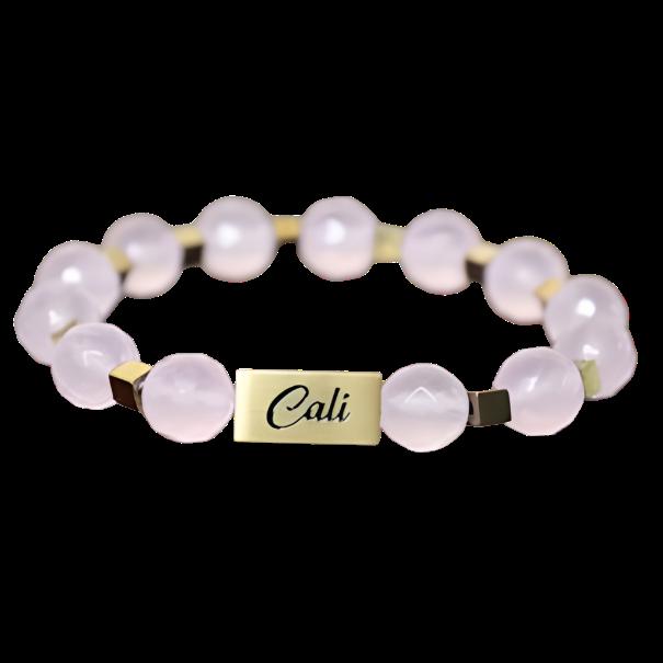 Pink Rose Quartz Bracelet (8mm)- 213 Series