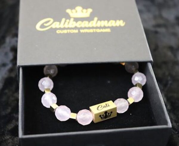 Pink Rose Quartz Bracelet (8mm)- 213 Series