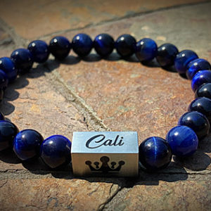 Blue Tiger Bracelet(8mm)
