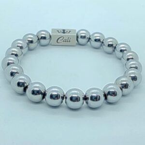 Silver Hematite Bracelet