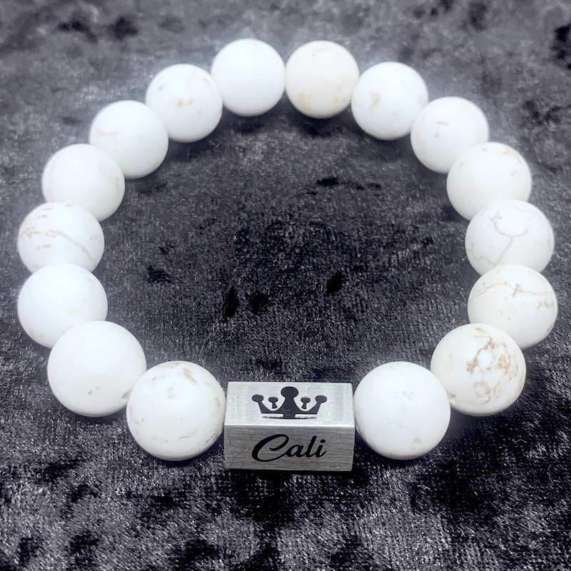 White Turquoise XL Bracelet
