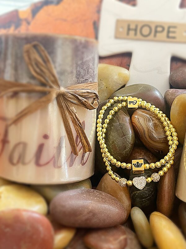 Ms Cali Mini Heart Set- Gold - Image 3