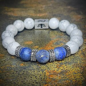"Zeus"- White & Blue XL