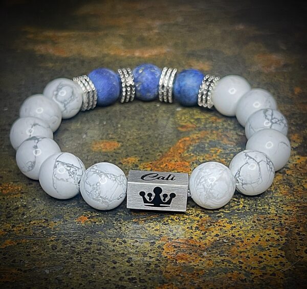 "Zeus"- White & Blue XL - Image 3