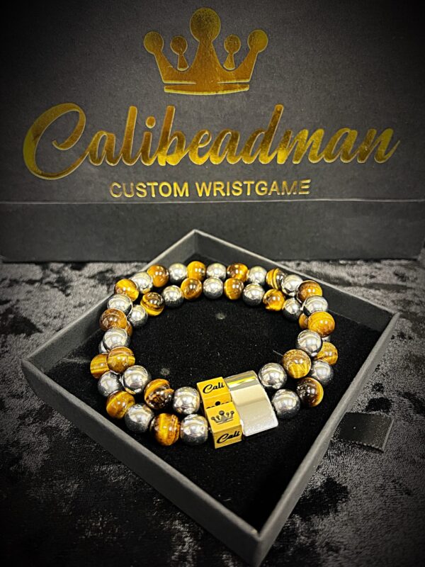 ZEN Yellow Tiger Double Bracelet - Image 2