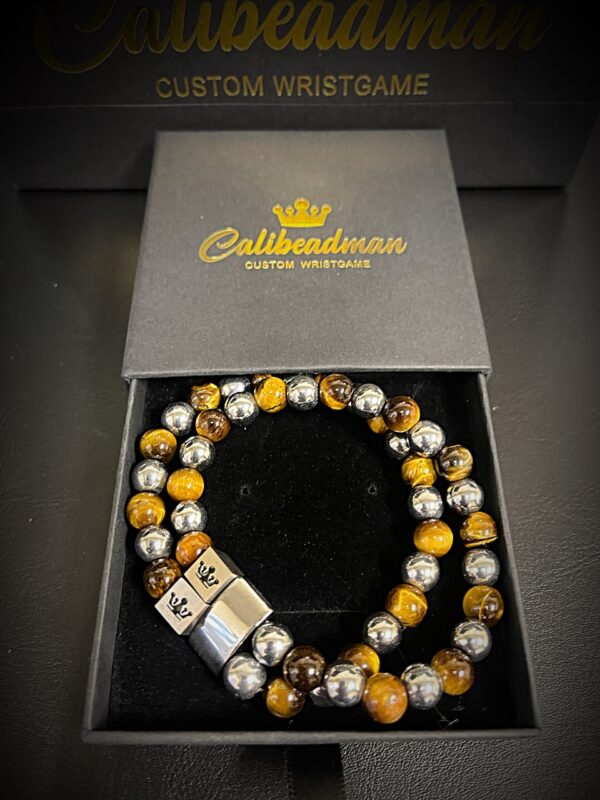 ZEN Yellow Tiger Double Bracelet - Image 3