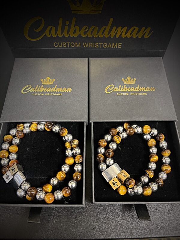 ZEN Yellow Tiger Double Bracelet - Image 4