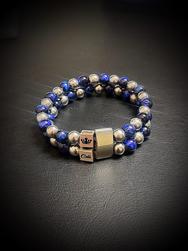 ZEN Blue Tiger Double Bracelet - Image 2