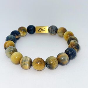 Golden Blue Tiger XL Bracelet