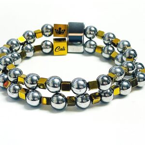 ZEN Two Tone Double Bracelet