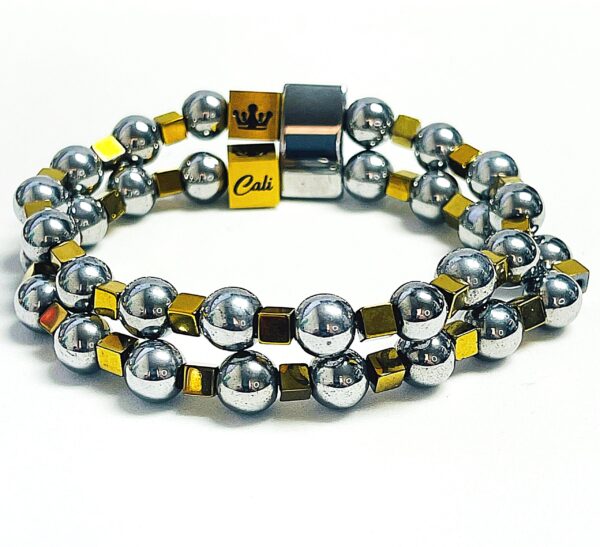 ZEN Two Tone Double Bracelet