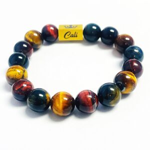 Multi-Color Tiger Eye XL Bracelet