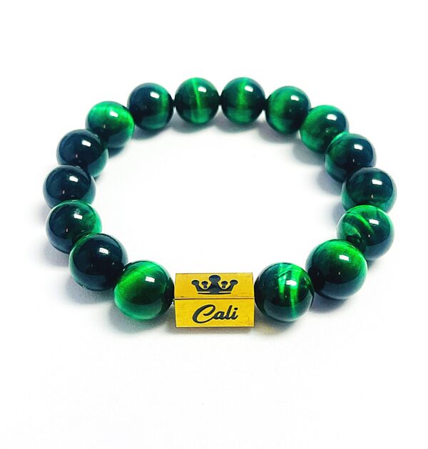 Green Tiger Eye XL Bracelet - Image 3
