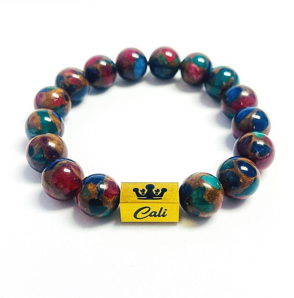 Multi-Color Mosaic Quartz XL Bracelet - Image 4