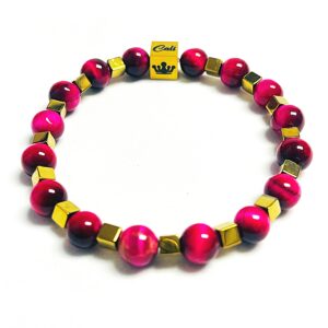 Magenta Tiger Bracelet