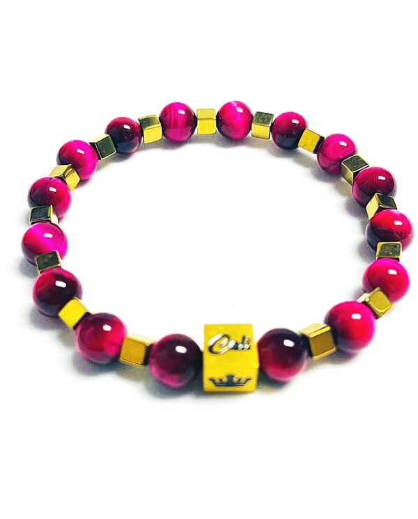 Magenta Tiger Bracelet - Image 3