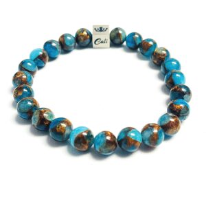 Blue Mosaic Quartz Bracelet
