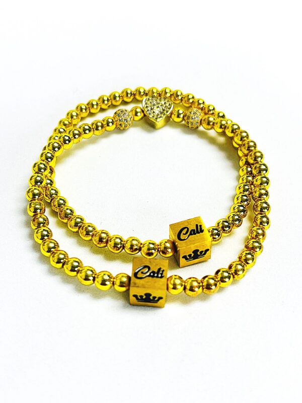 Ms Cali Mini Heart Set- Gold - Image 6