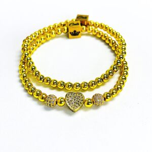 Ms Cali Mini Heart Set- Gold