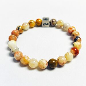 Yellow Lace Agate small Bracelet