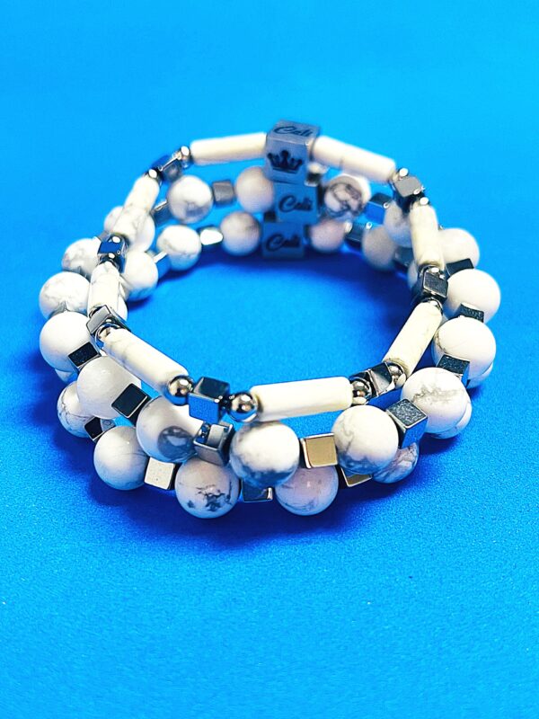 White Bracelet Stack - Image 3