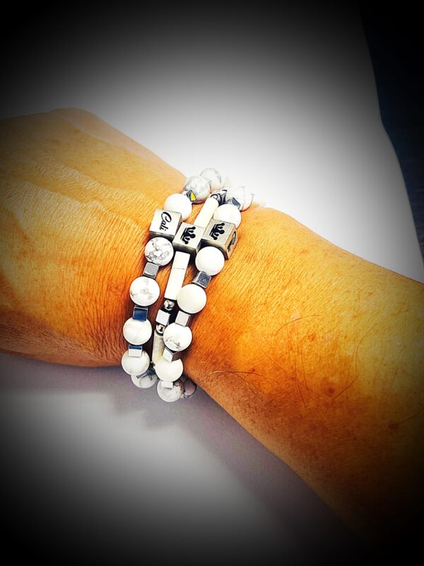 White Bracelet Stack - Image 4