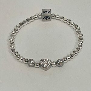 Mini Silver Heart - Ms Cali