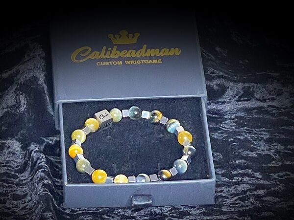 Golden Blue Tiger Bracelet - Image 2