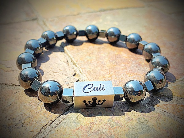 Hematite Silver Bracelet