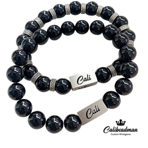 Cali Black Stack Bracelet Set