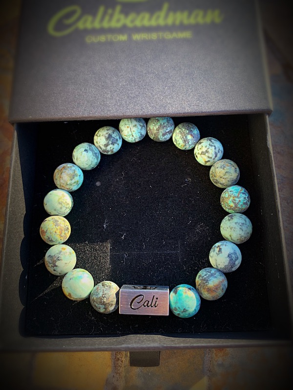 African Turquoise Bracelet - Image 2
