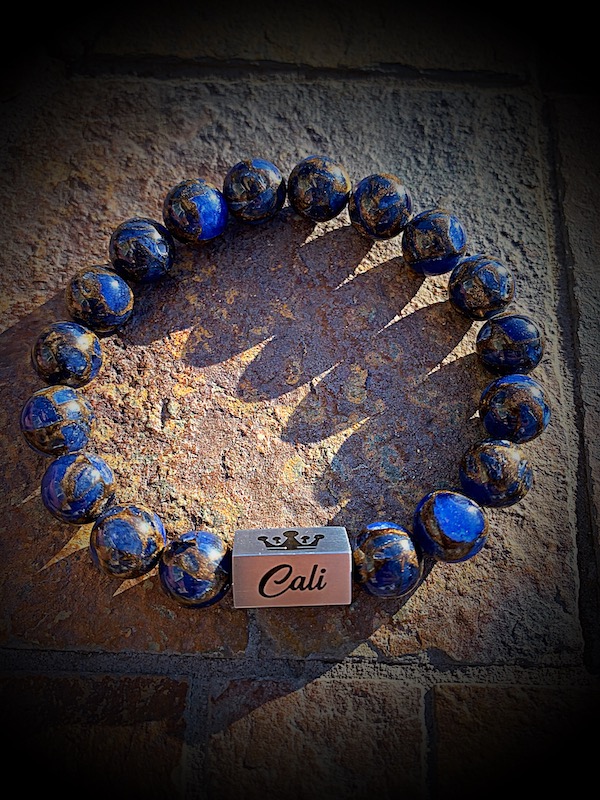 Dark Blue Mosaic Quartz Bracelet - Image 2