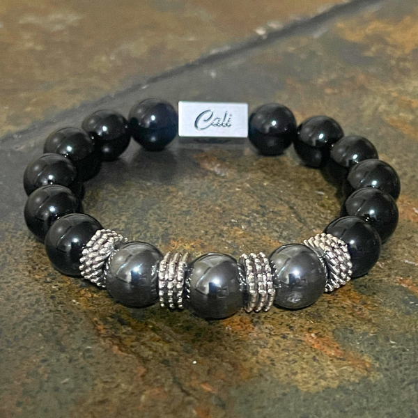 "Zeus"- Black & Sliver XL - Image 3